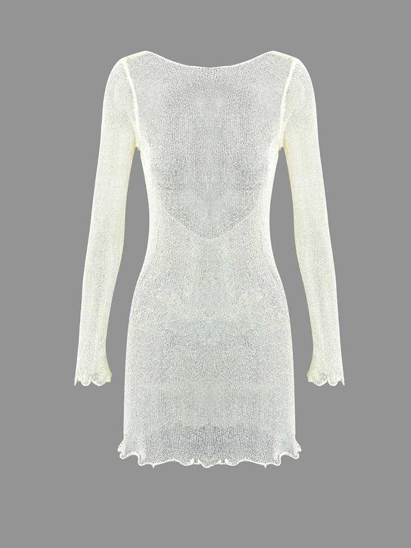 Maya Sheer Mini Dress